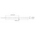 Tira LED 5mts Flexible 24V 25W estrecha 5mm 300 Led SMD 2835 IP20 Alta Luminosidad